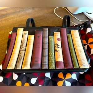 British brand Yoshi Handbag Books Leather